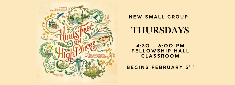 Thursday Small Group 4:30 to 6 PM