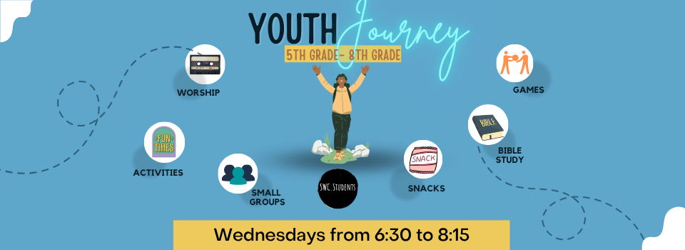 Youth Journey Wednesdays 6:30-8:15
