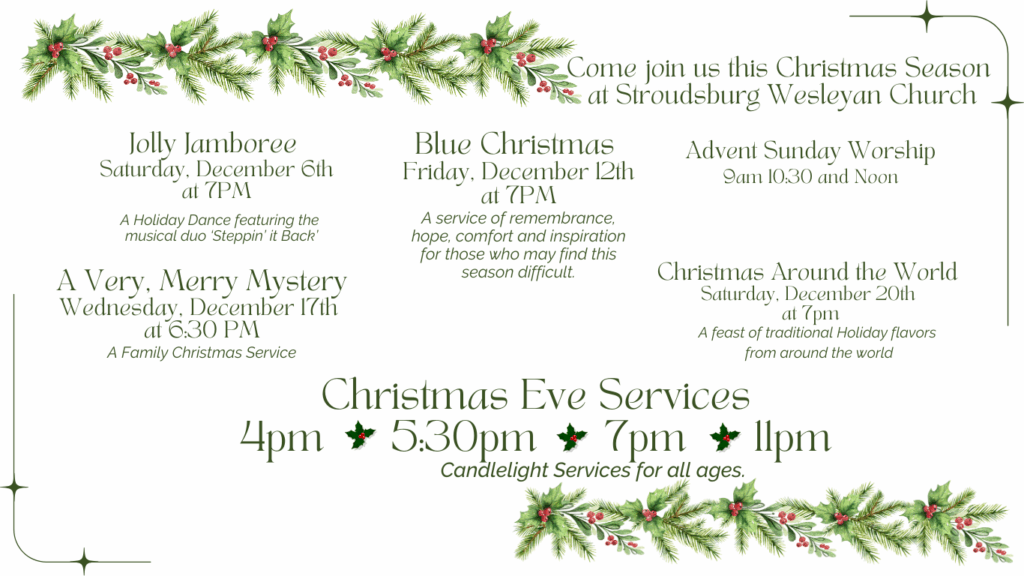 Christmas Event Schedule