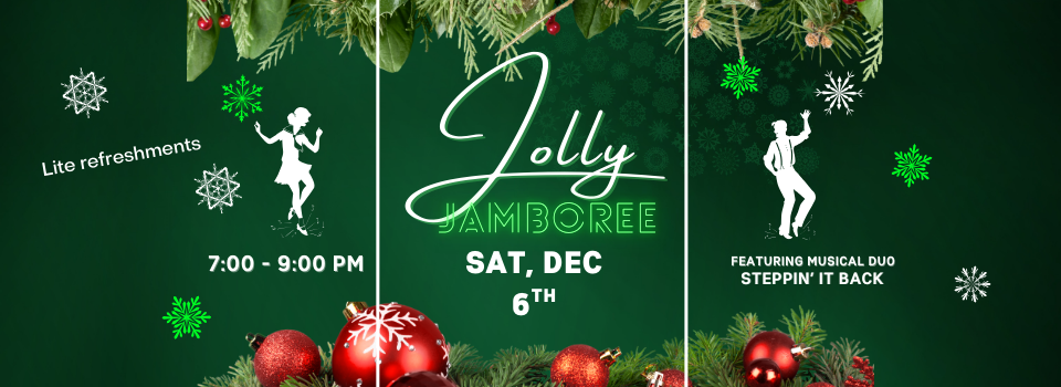 Jolly Jam-boree
December 6th at 7PM