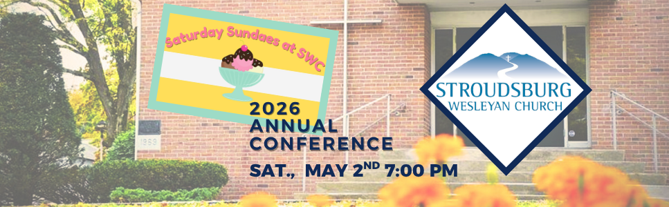 Annual Conference & Saturday Sundaes May 2nd at 7PM