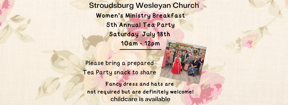 Women's ministry 5th Annual Tea Party.